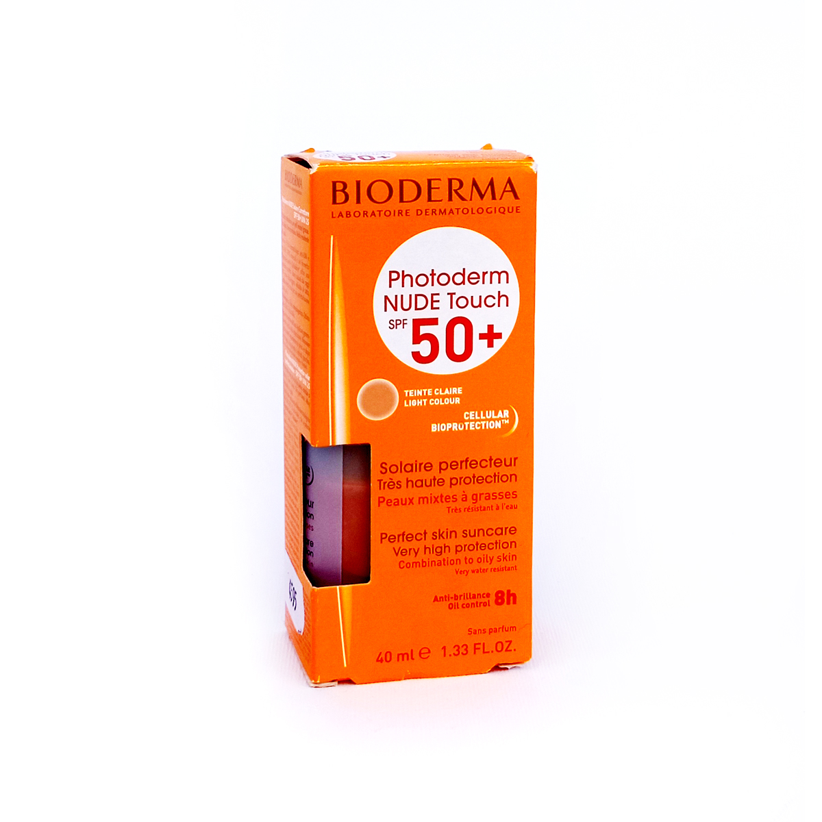 BIODERMA PHOTODERM NUDE TOUCH SPF 50 LIGHT COLOR 40 ML