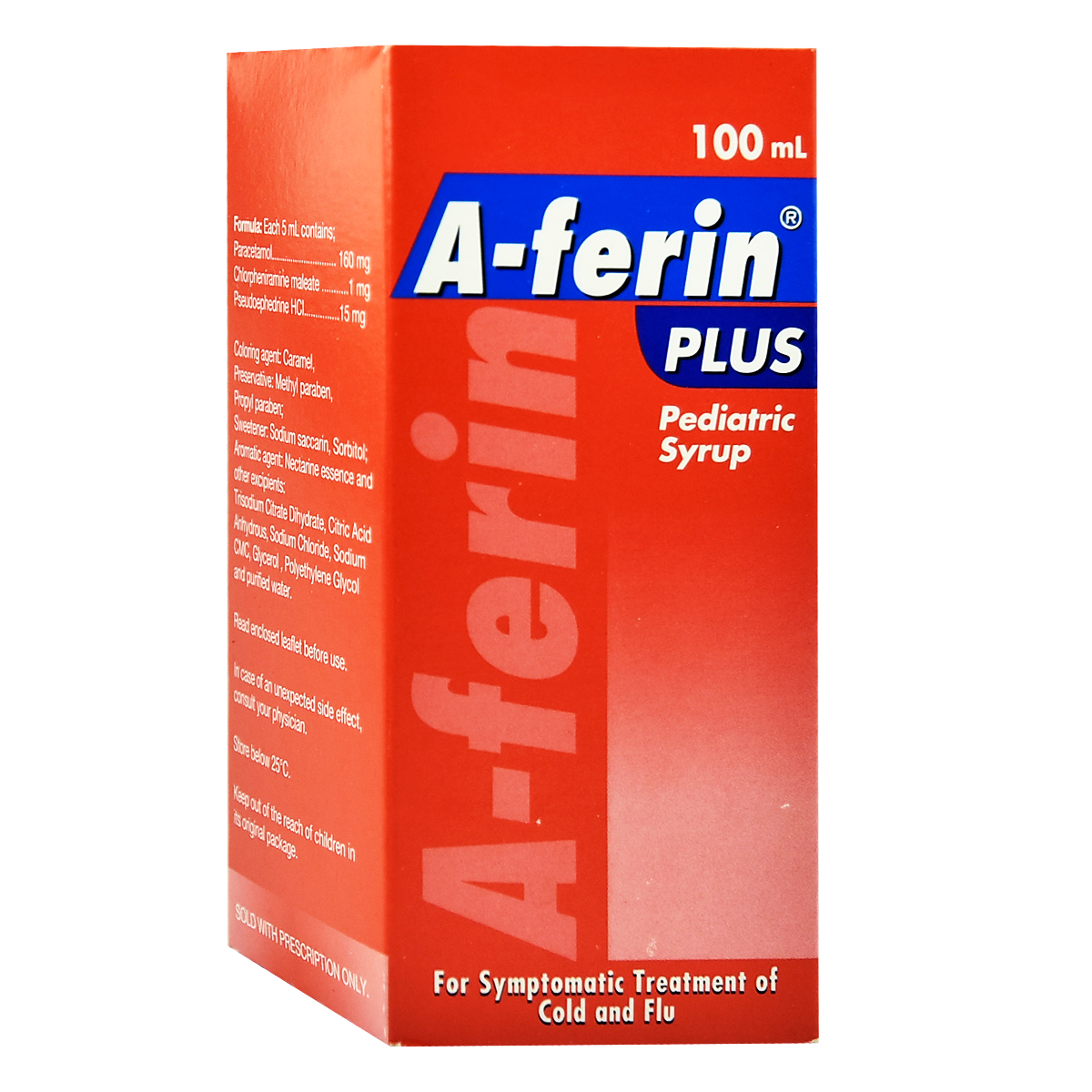 A-FERIN PLUS PEDIATRIC SYRUP - 100 ML A-FERIN PLUS PEDIATRIC SYRUP - 100 ML