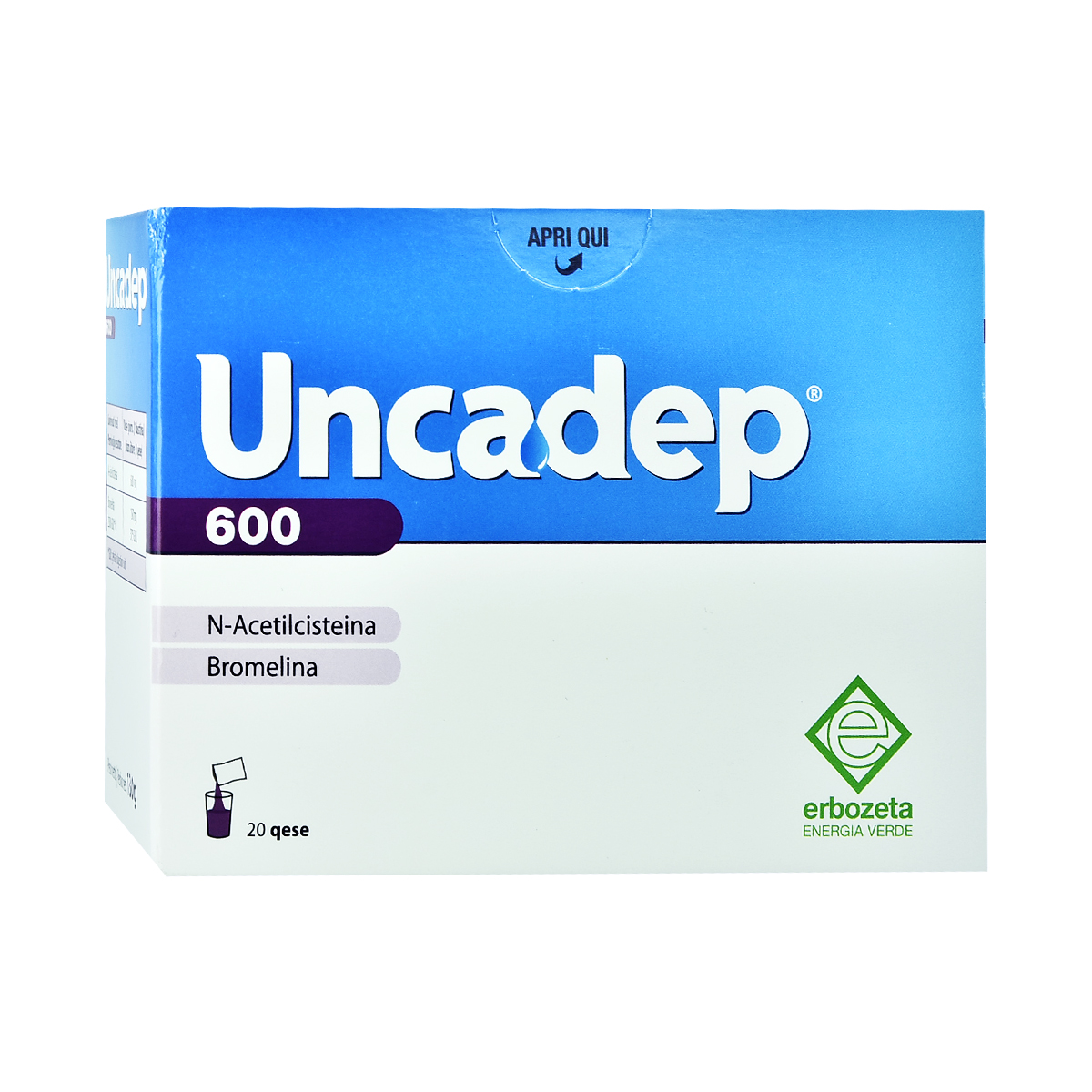 UNCADEP 600 - 20 SACHETS